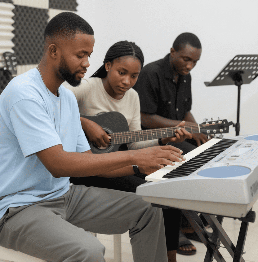 Cours de musique instrumentale : piano, guitare, et autres